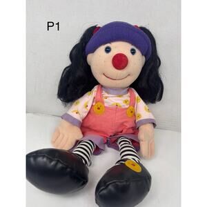 Vintage 90s Big Comfy Couch Loonette Doll Molly's Friend Doll Plush Stuffed 18”
